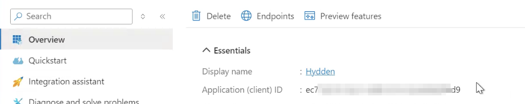 Azure-Portal Übersichtsseite