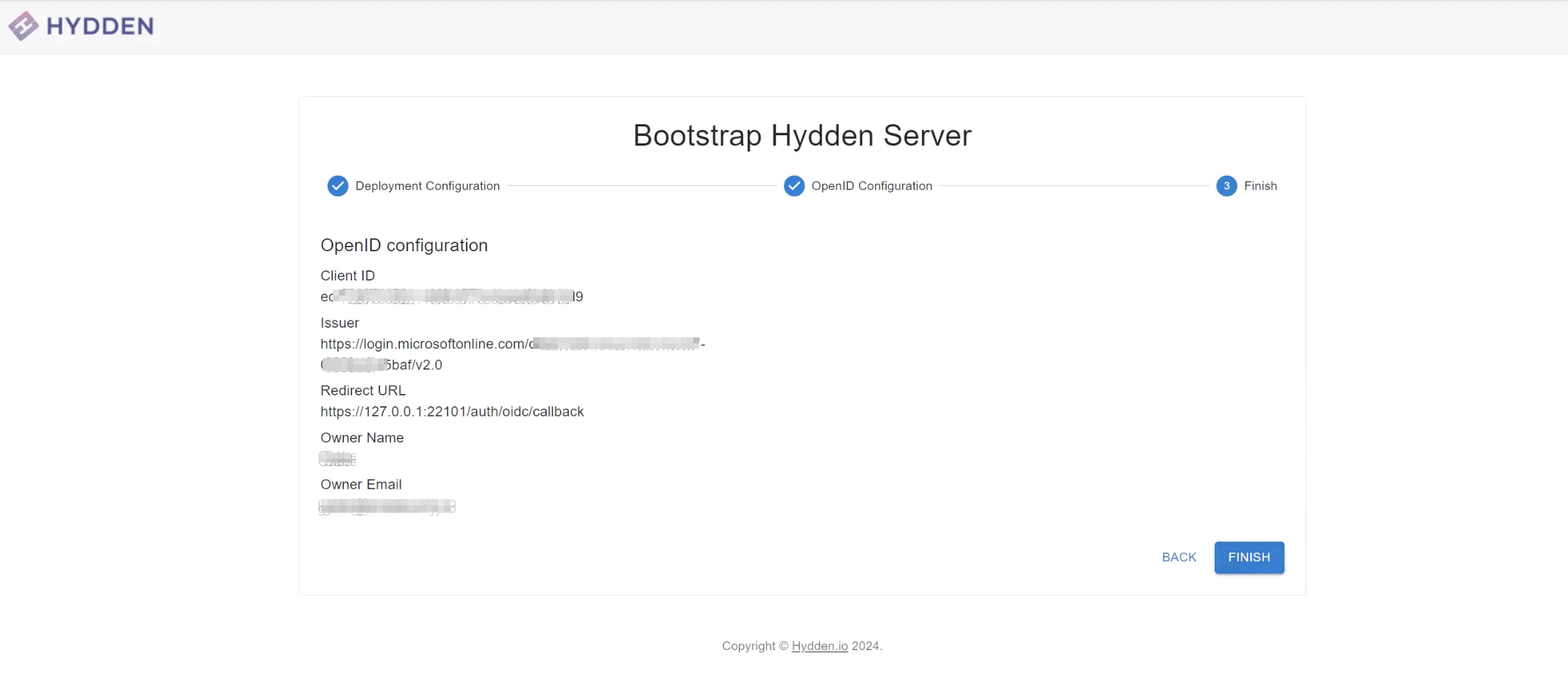 Bootstrap verification page
