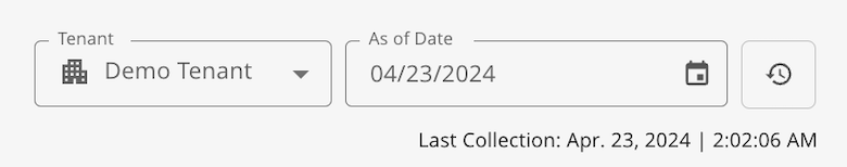 Tenant selection drop-down